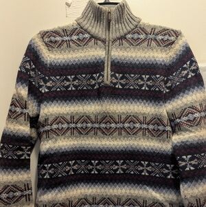 Tommy Hilfiger Men's XS Luxury Blend Cotton/Wool Blend Nordic Sweater